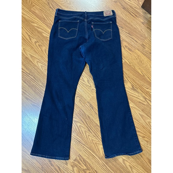 Levi's 315 Shaping Bootcut Jeans Dark Wash Women's Size 32x30 - Picture 3 of 4